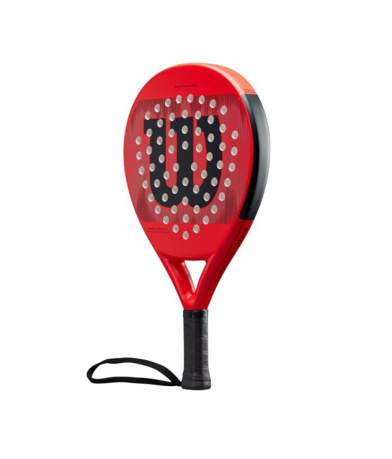 Pala de pádel wilson pro staff team rdbk/ negra y roja