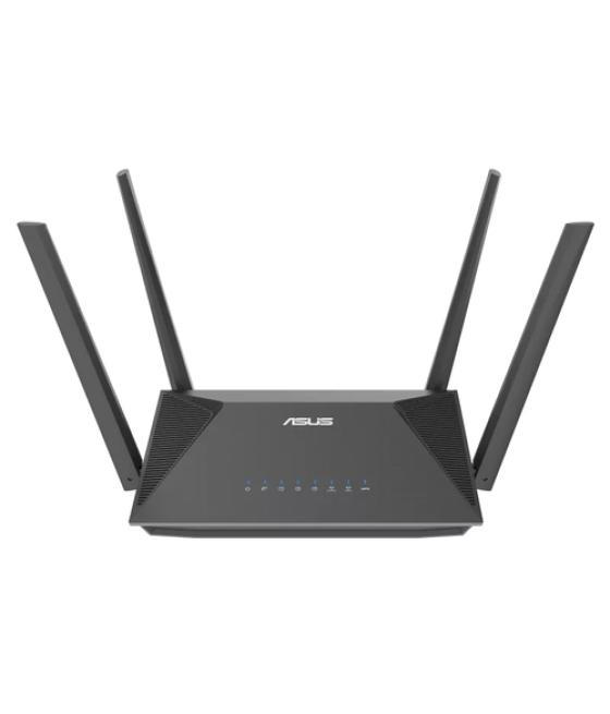 ASUS RT-AX52 AX1800 AiMesh router inalámbrico Gigabit Ethernet Doble banda (2,4 GHz / 5 GHz) Negro