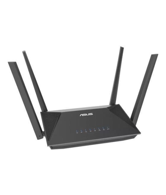 ASUS RT-AX52 AX1800 AiMesh router inalámbrico Gigabit Ethernet Doble banda (2,4 GHz / 5 GHz) Negro