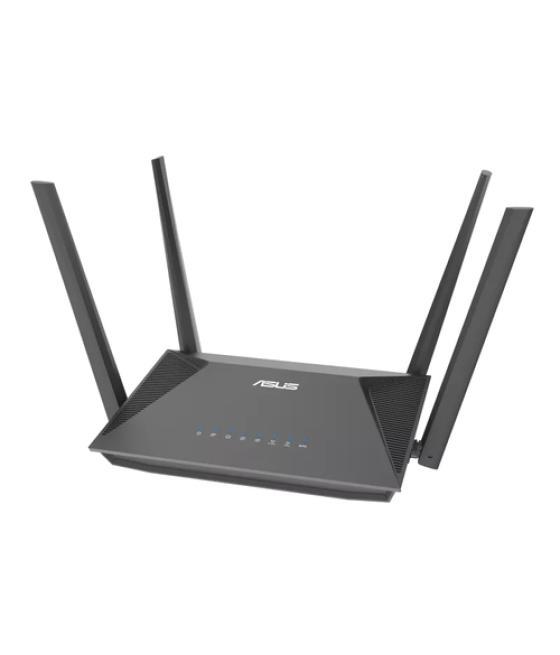 ASUS RT-AX52 AX1800 AiMesh router inalámbrico Gigabit Ethernet Doble banda (2,4 GHz / 5 GHz) Negro