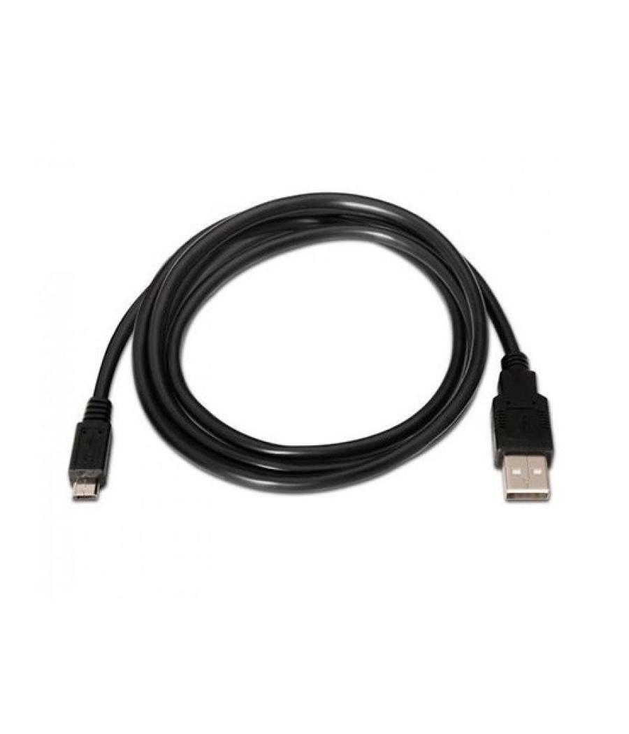 Cable usb(a) 2.0 a micro usb(b) 2.0 aisens 0.8m negro