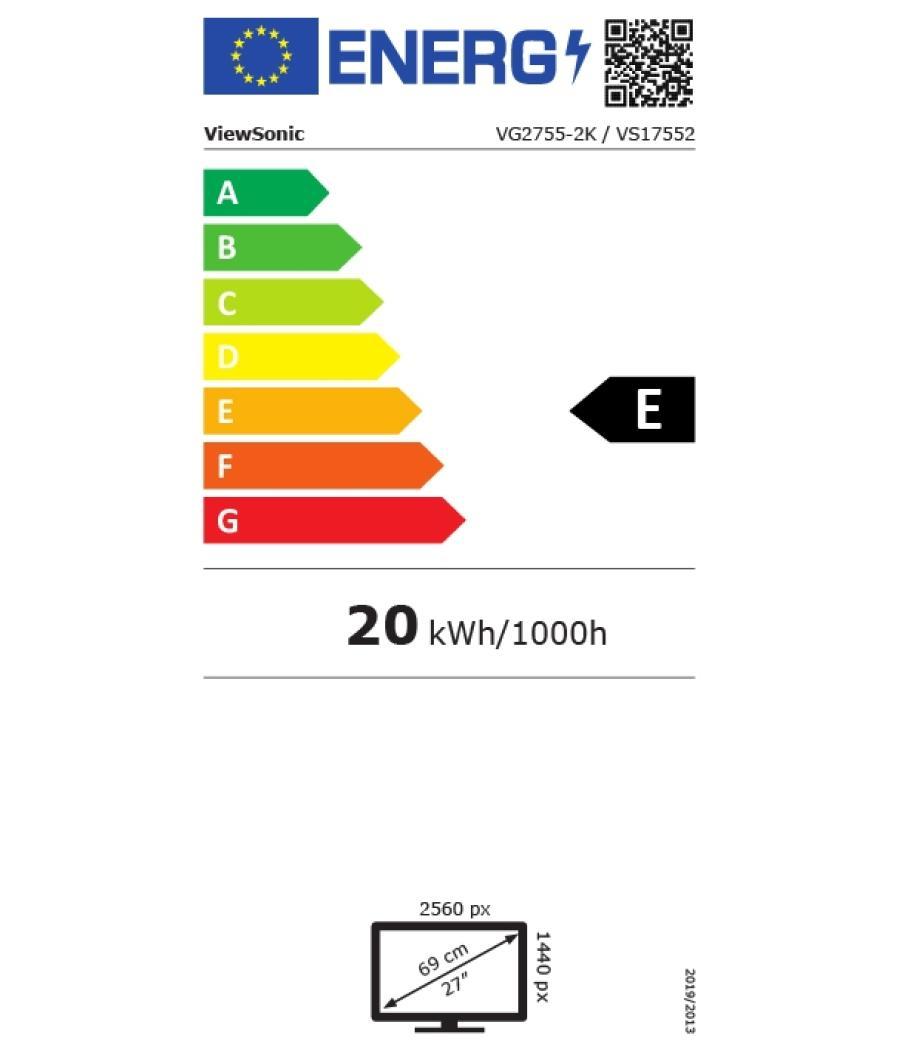 Monitor led 27 viewsonic vg2755-2k negro
