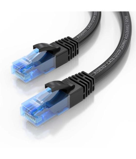 Aisens cable rj45 cat.6 utp awg26 cca negro 2.0m