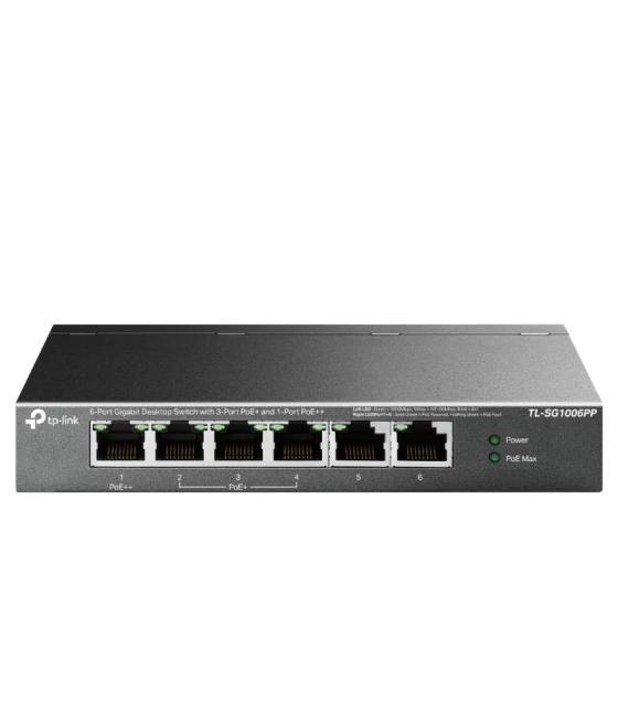 Tp-link tl-sg1006pp switch 6xgb (3xpoe+ 1xpoe++)