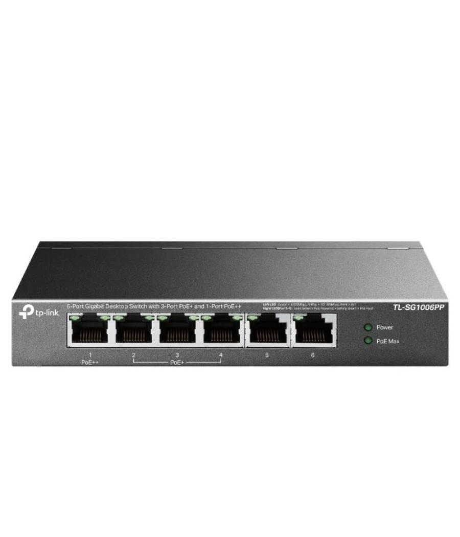 Tp-link tl-sg1006pp switch 6xgb (3xpoe+ 1xpoe++)