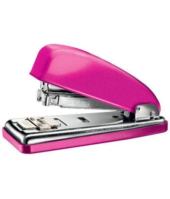 Grapadora de sobremesa metalica modelo 226 wow color rosa petrus 626510