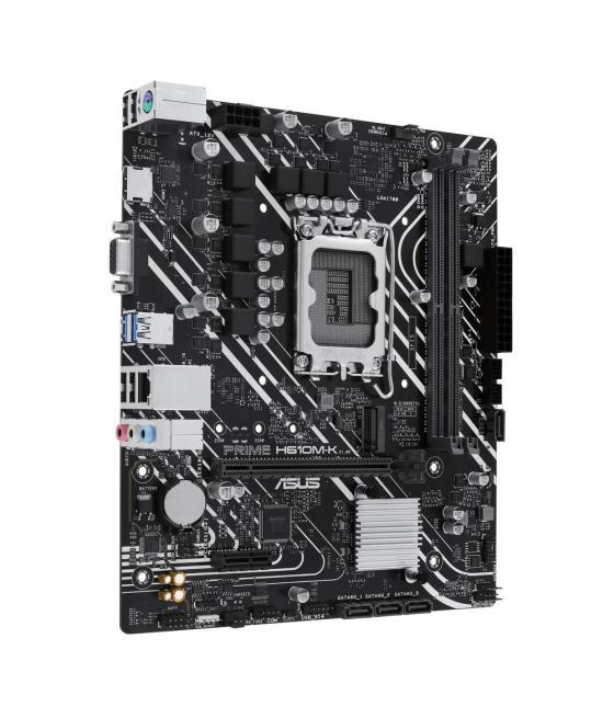 Placa base asus intel prime h610m - k socket 1700 ddr5 x2 max 96gb 4800mhz d - sub hdmi matx
