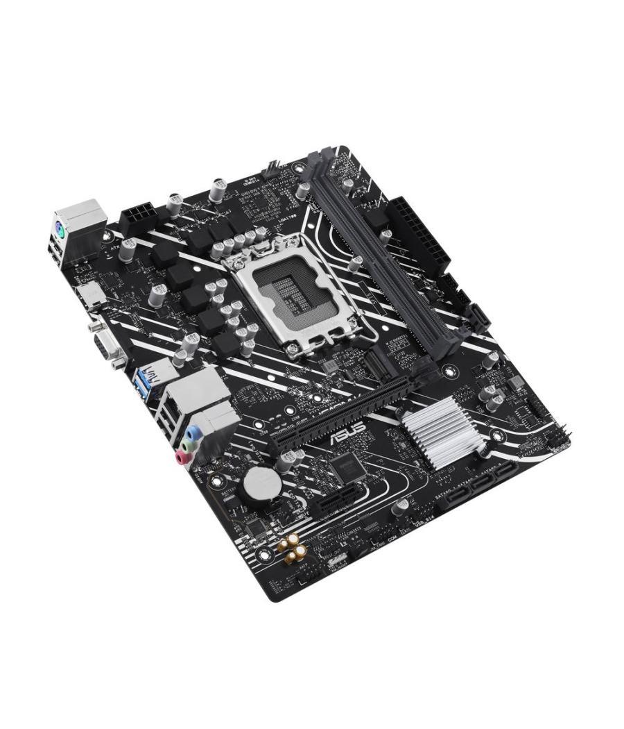 Placa base asus intel prime h610m - k socket 1700 ddr5 x2 max 96gb 4800mhz d - sub hdmi matx