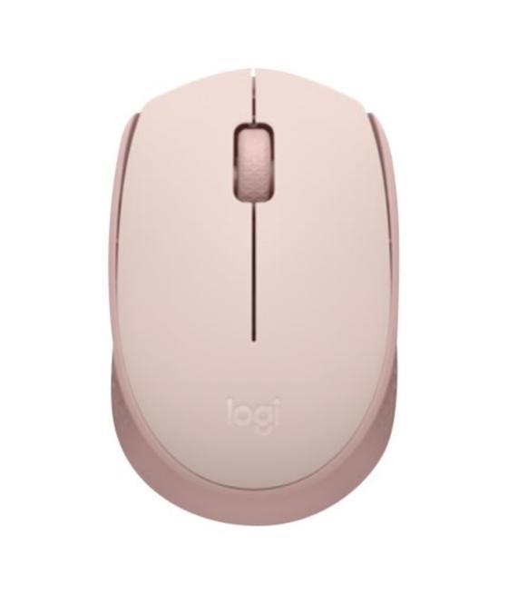 Mouse raton logitech m171 optico wireless inalambrico rosa