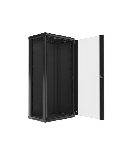 Armario rack lanberg 27u 600 x 450 19pulgadas carga maxima 60kg negro