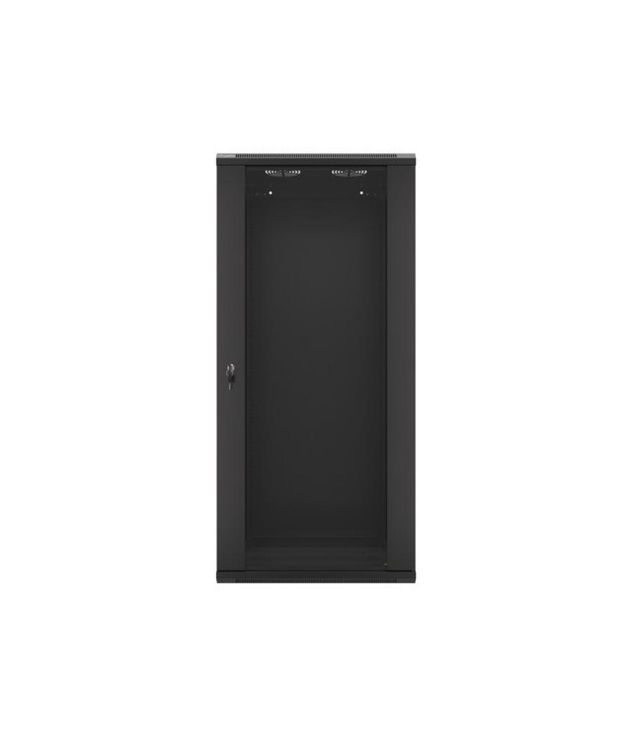 Armario rack lanberg 27u 600 x 450 19pulgadas carga maxima 60kg negro