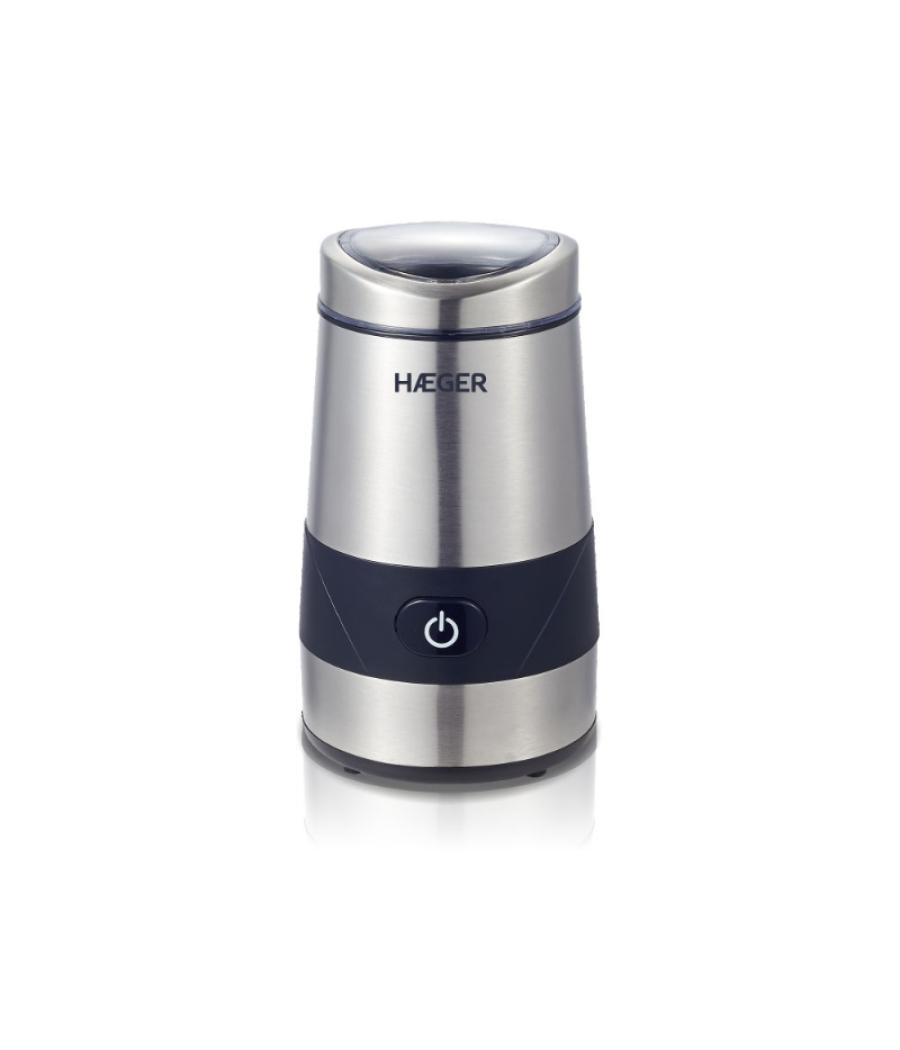 Molino de cafe aroma 200w inox haeger