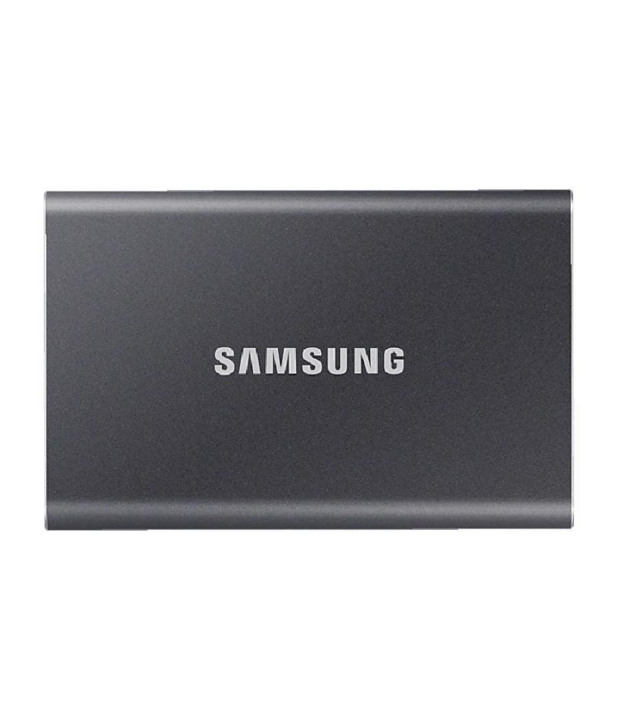 Disco externo ssd samsung portable t7 1tb/ usb 3.2/ gris