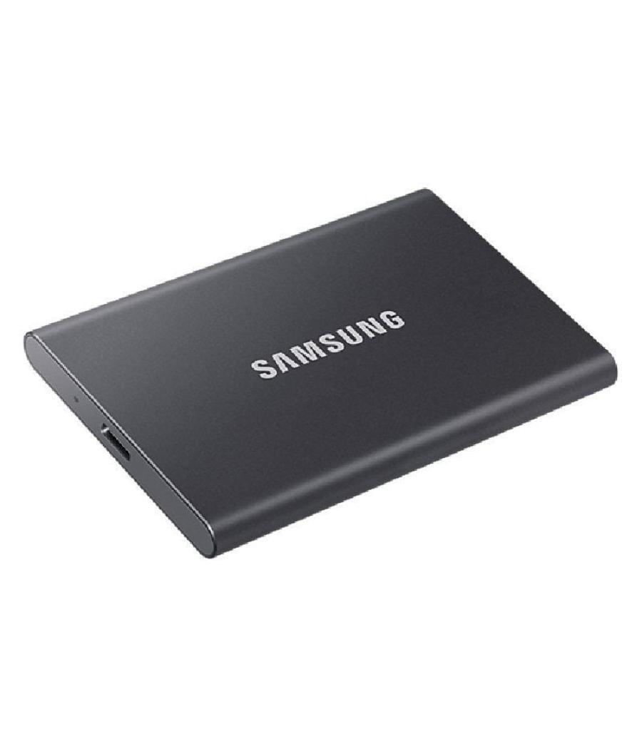 Disco externo ssd samsung portable t7 1tb/ usb 3.2/ gris