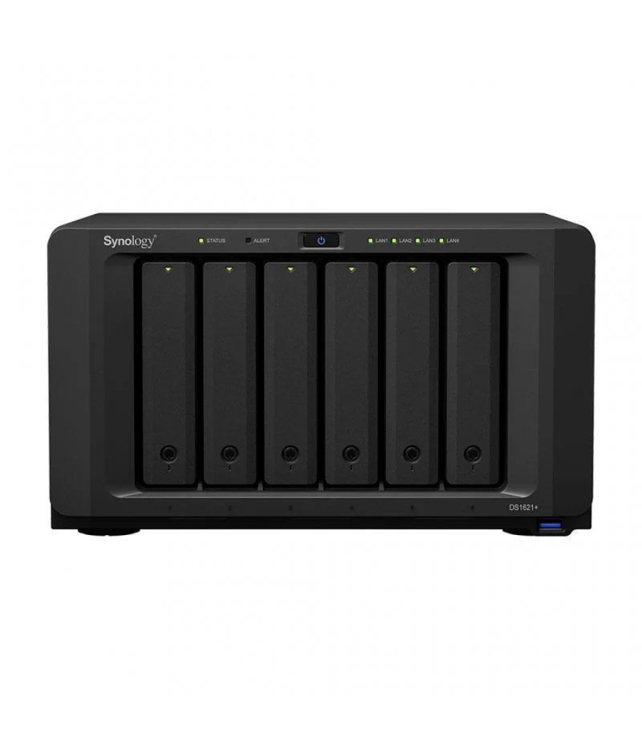 Nas synology diskstation ds1621+/ 6 bahías 3.5'- 2.5'/ 4gb ddr4/ formato torre