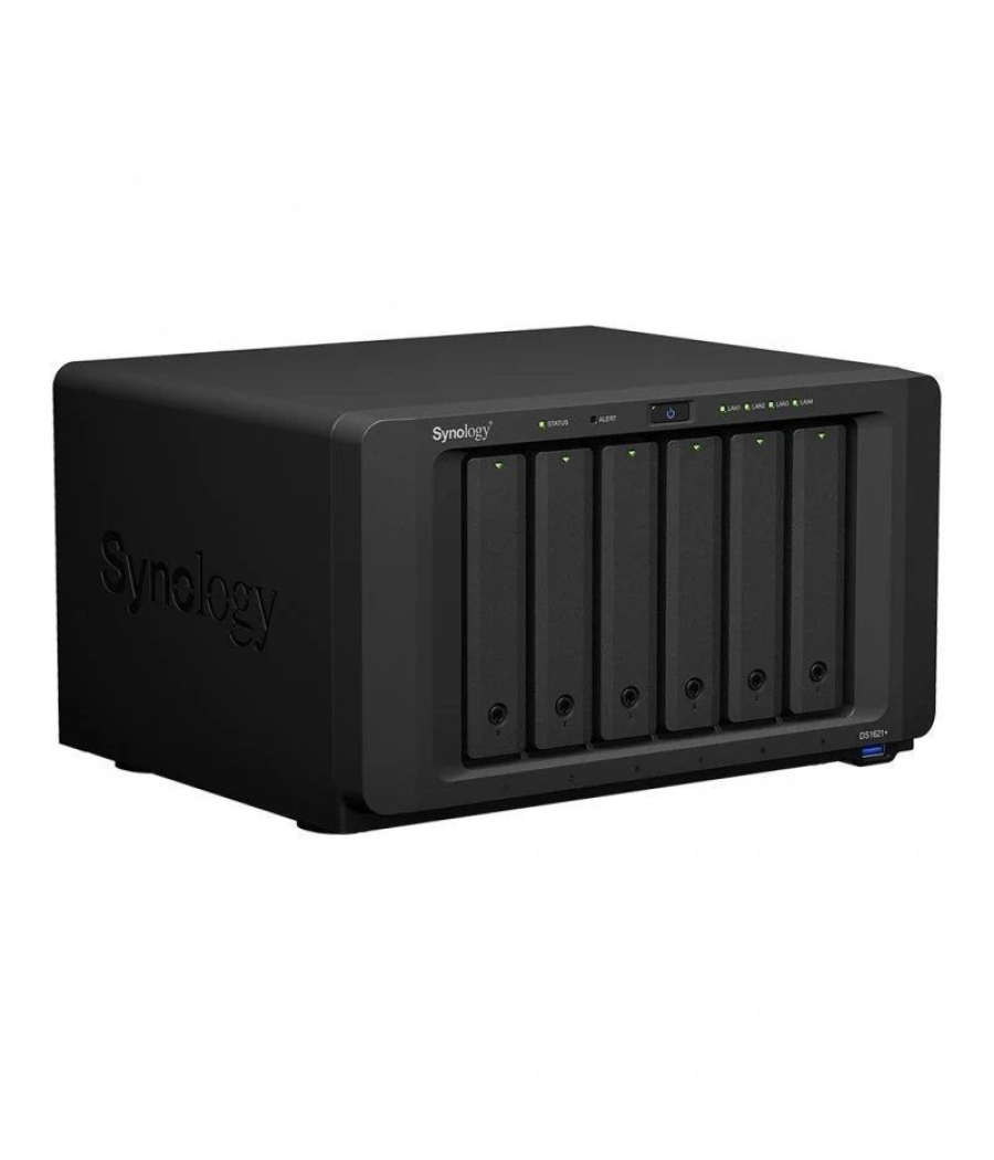 Nas synology diskstation ds1621+/ 6 bahías 3.5'- 2.5'/ 4gb ddr4/ formato torre