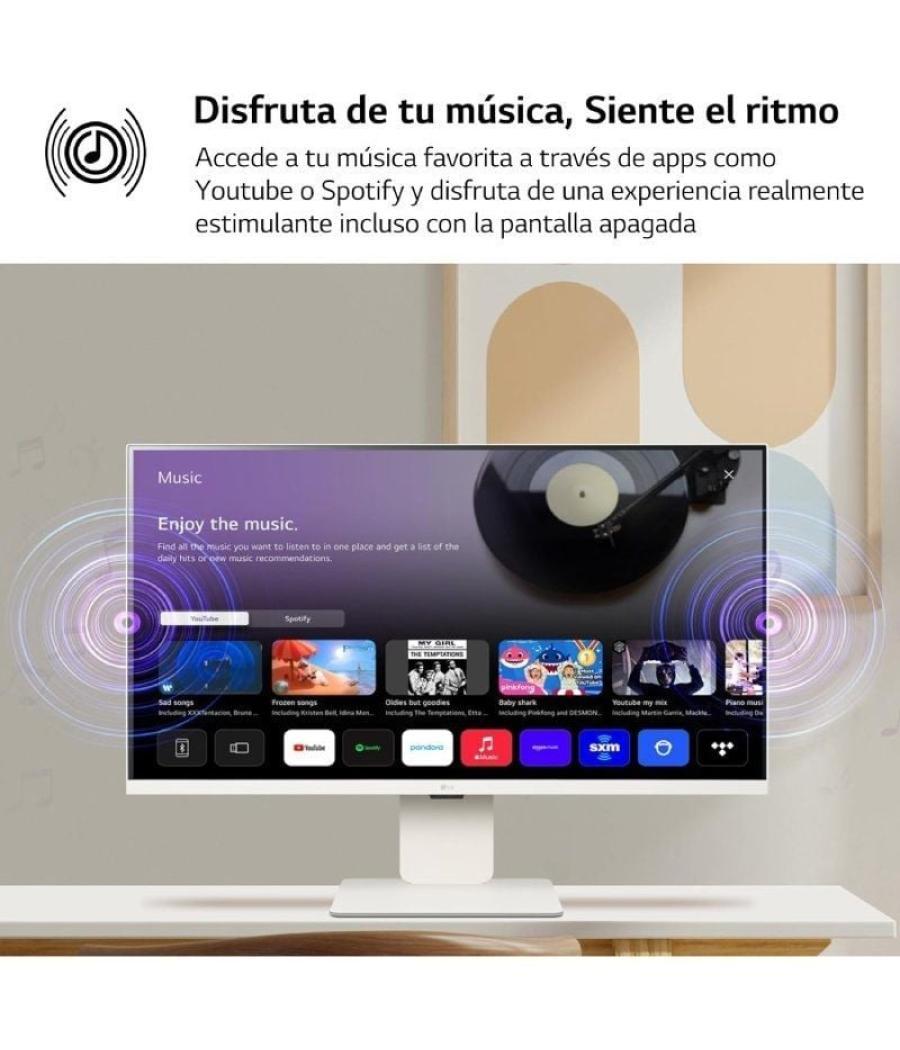 Smart monitor lg myview 32sr50f-w 31.5'/ full hd/ smart tv/ multimedia/ blanco