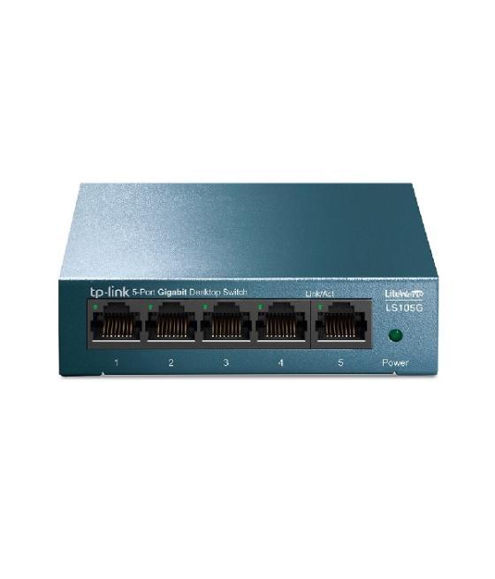 Switch no gestionable tp-link ls105g litewave 5p giga sobremesa carcasa metal no rack