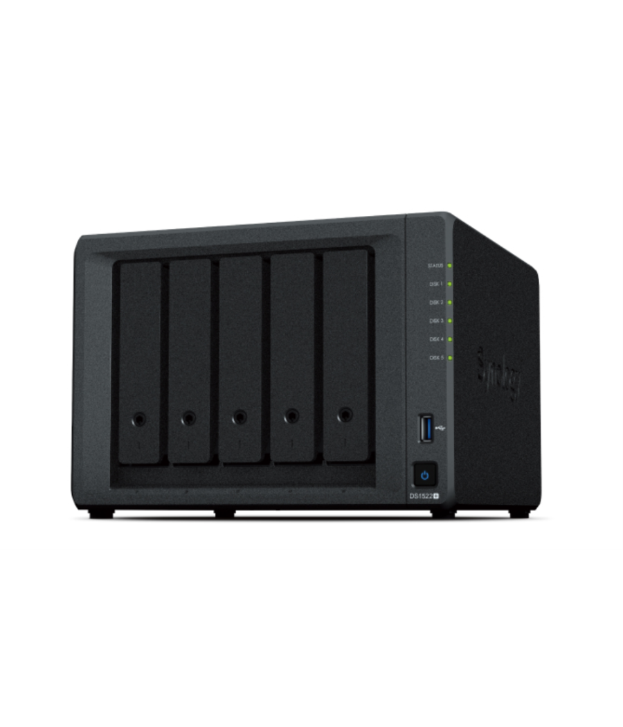 Nas synology ds1522+ torre ethernet negro r1600