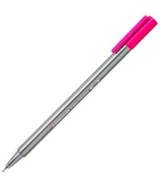 Staedtler rotulador triplus fineliner 334 punta superfina magenta