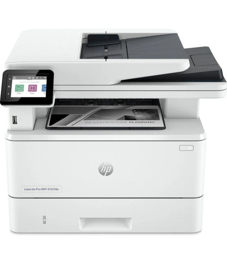 Hp multifuncion laserjet pro monocromo 4102fdn fax/duplex blanco