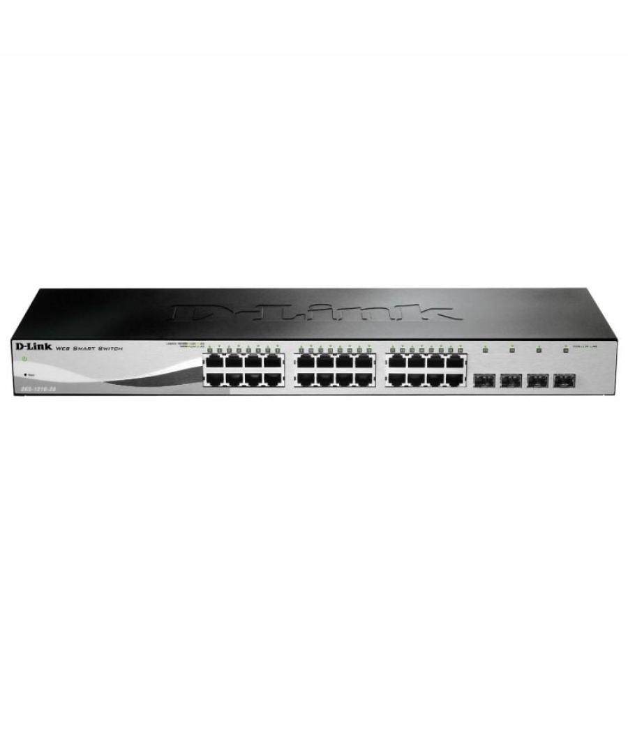 Switch gestionable d-link dgs-1210-28 28 puertos/ rj-45 gigabit 10/100/1000/ sfp