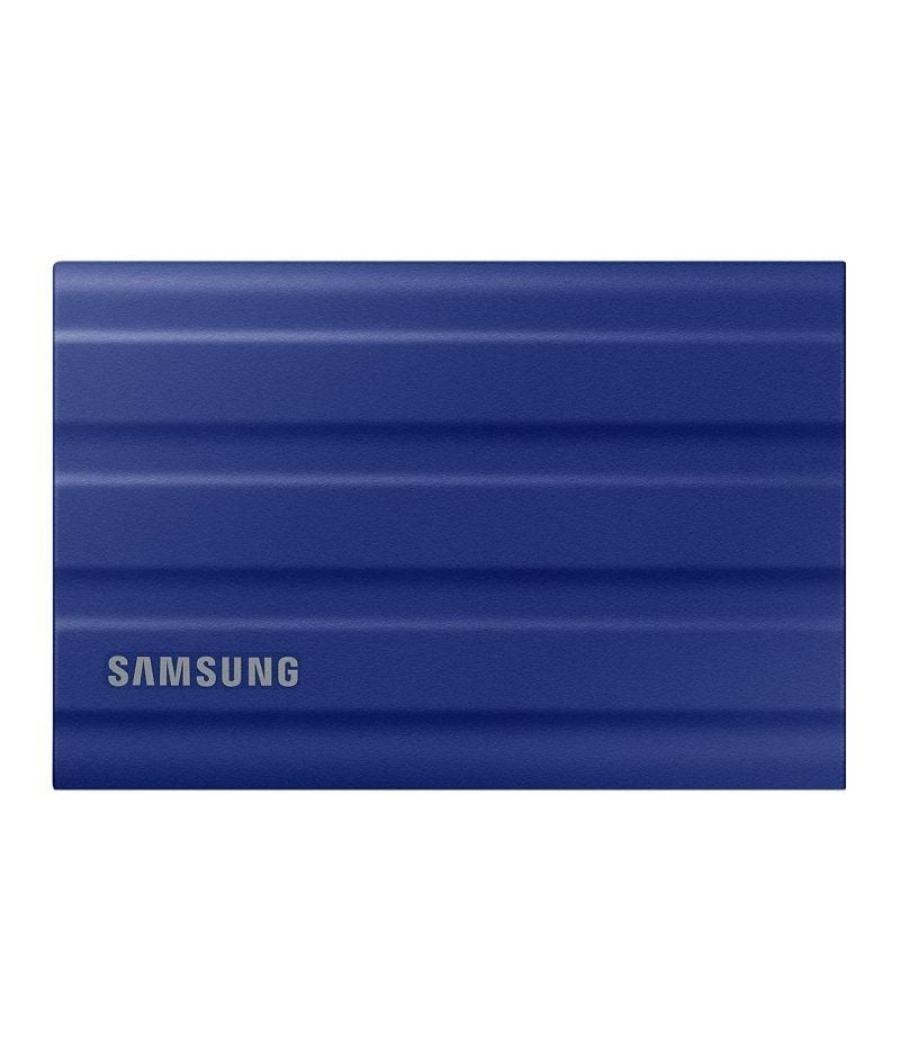 Disco externo ssd samsung portable t7 shield 1tb/ usb 3.2/ azul