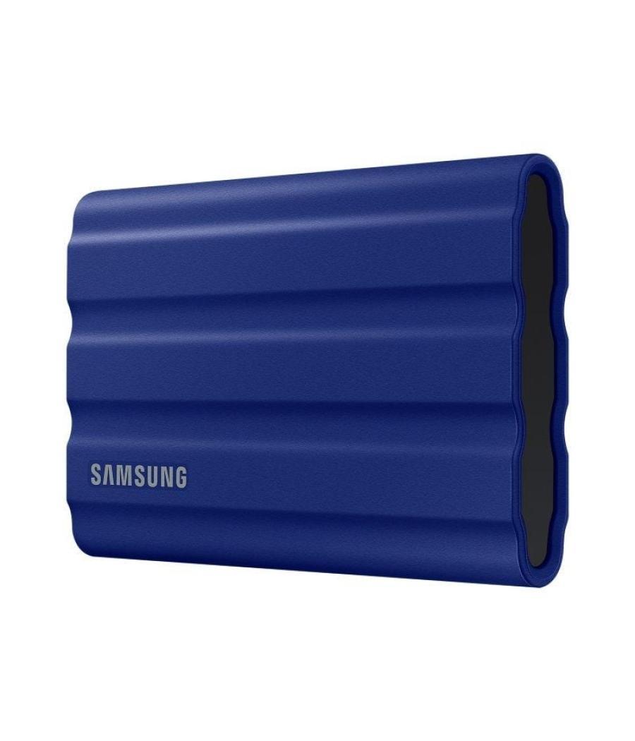 Disco externo ssd samsung portable t7 shield 1tb/ usb 3.2/ azul