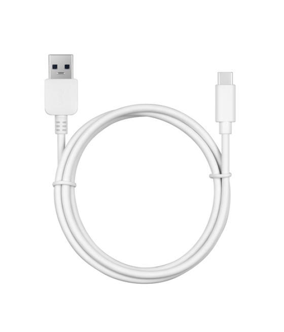 CoolBox COO-CAB-U3UC cable USB 1 m USB 3.2 Gen 1 (3.1 Gen 1) USB A USB C Blanco