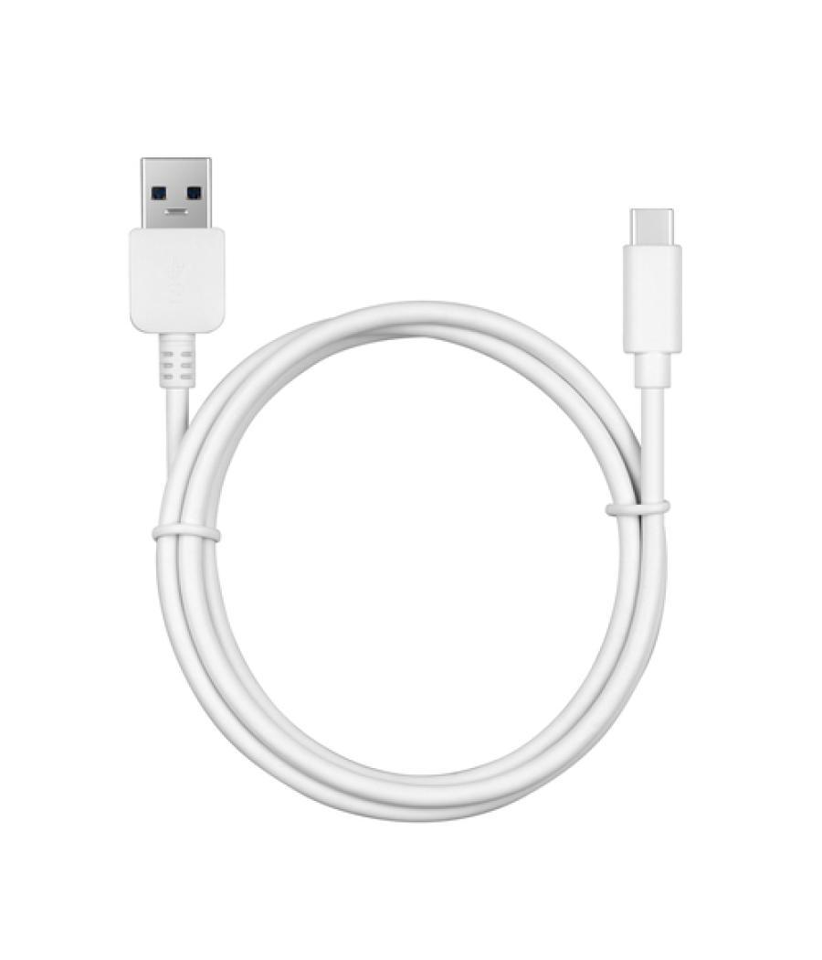 CoolBox COO-CAB-U3UC cable USB 1 m USB 3.2 Gen 1 (3.1 Gen 1) USB A USB C Blanco