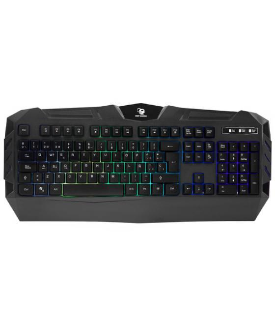 CoolBox DeepColorKey teclado USB QWERTY Español Negro