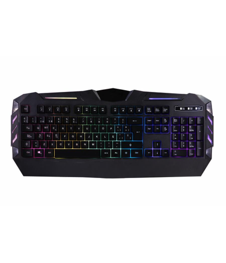 CoolBox DeepColorKey teclado USB QWERTY Español Negro