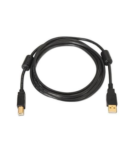 Cable usb(a) 2.0 a usb(b) 2.0 aisens 2m negro