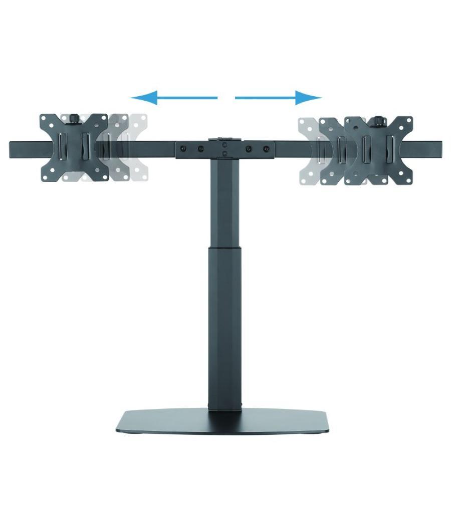 Tooq db1727tn-b soporte monitor mesa 2brazos 17-27