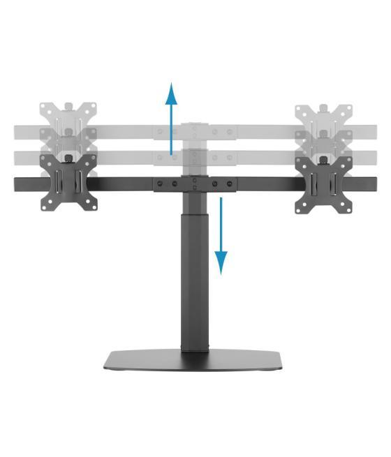 Tooq db1727tn-b soporte monitor mesa 2brazos 17-27