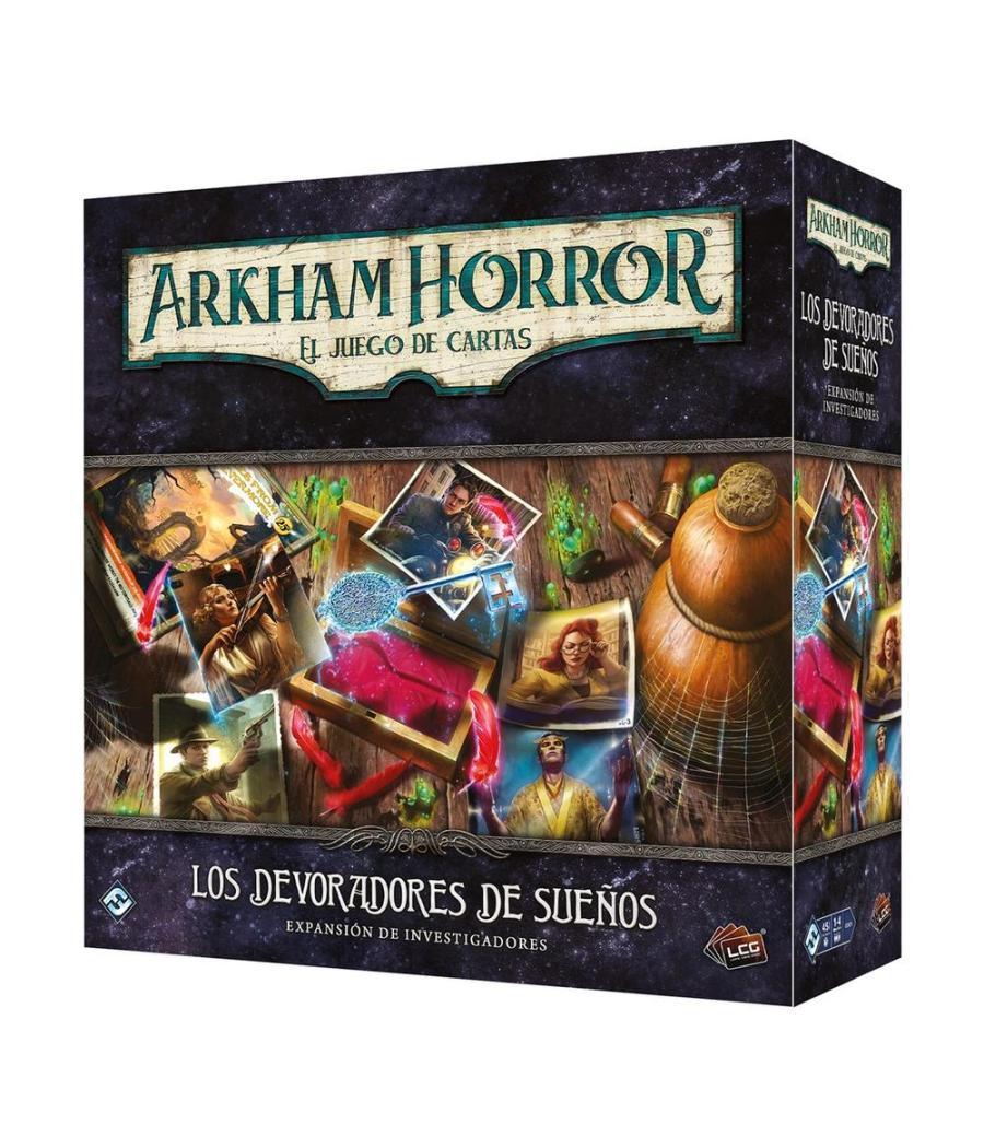 Juego de mesa arkham horror lcg los devoradores de sueños expansion investigacion edad recomendada 14 años