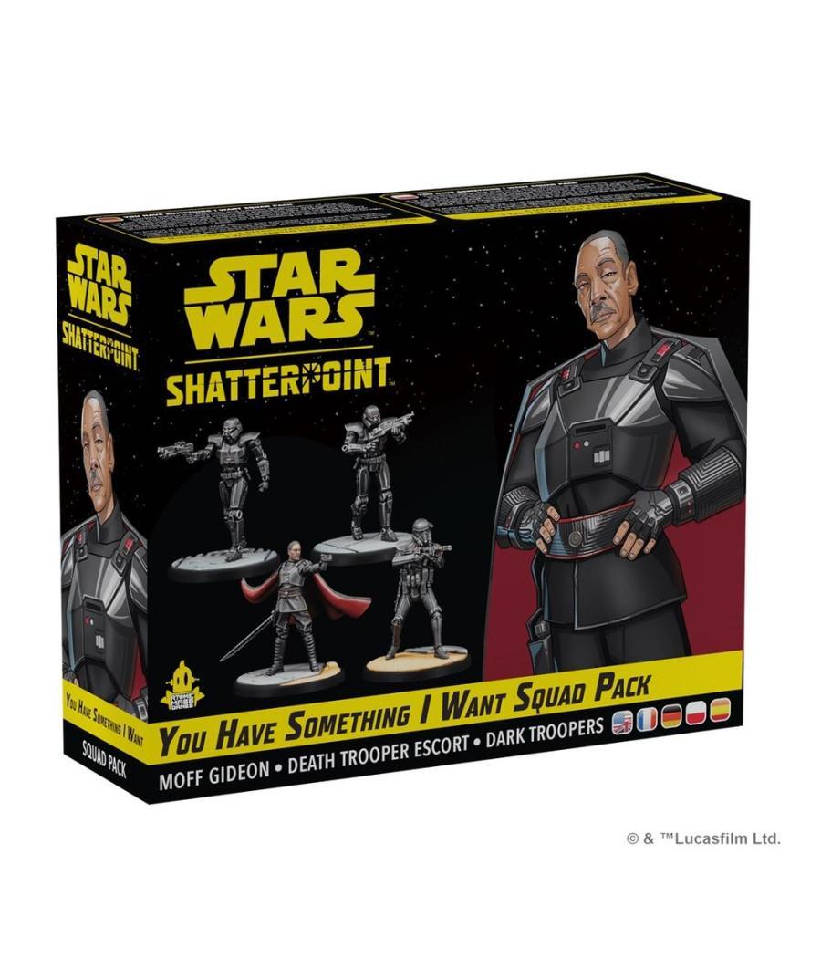 Juego de mesa star wars shatterpoint you have something i want squad pack edad recomendada 14 años