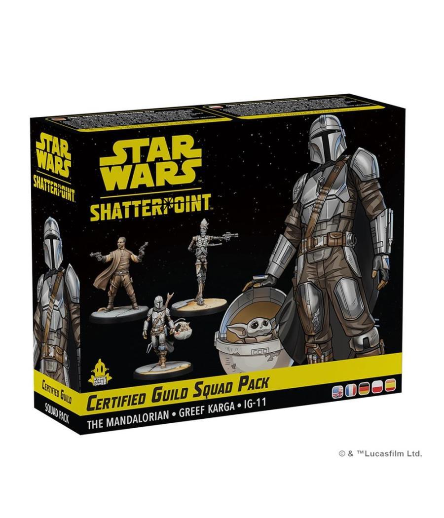 Juego de mesa star wars shatterpoint certified guild squad pack edad recomendada 14 años