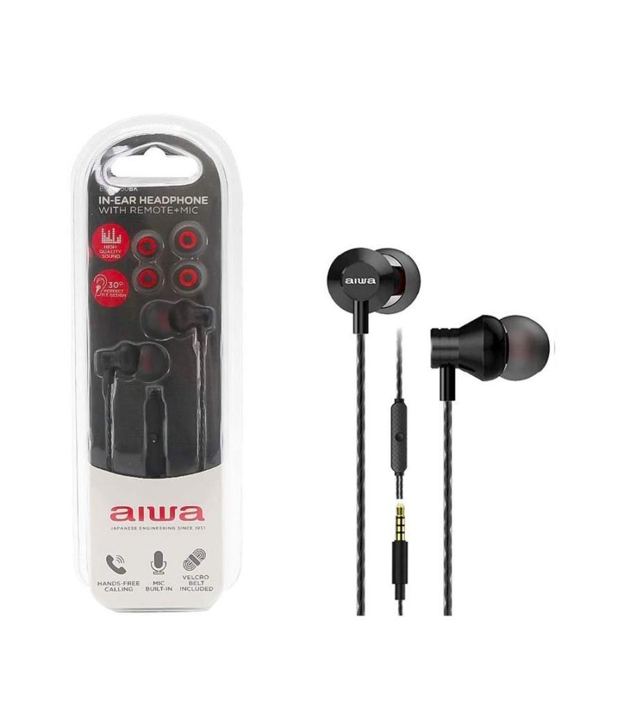 Auriculares aiwa estm - 50 negro