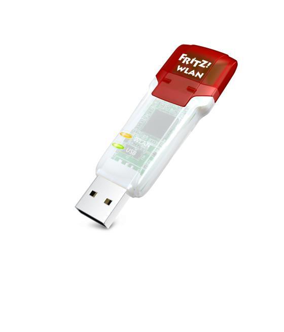 Adaptador usb wifi fritz!wlan wireless lan usb stick ac 860