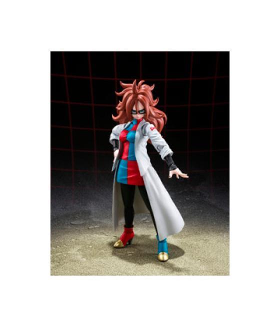 A - 21 androide 21 lab coat ver fig 14 -5 cm dragon ball fighter z sh figuarts
