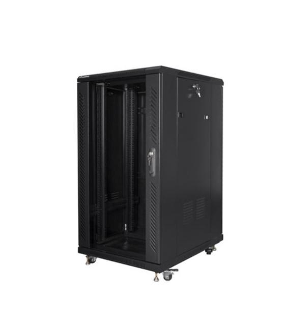 Armario lanberg rack 19pulgadas 22u 600x800 flat pack black negro