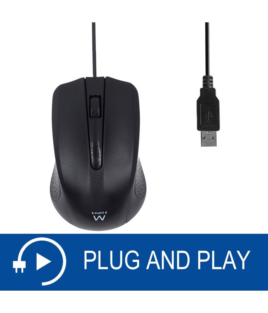 Mouse raton ewent ew3300 - usb - 1000 ppp