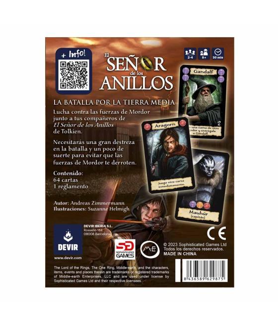 Juego de cartas devir el señor de los anillos batalla por la tierra media