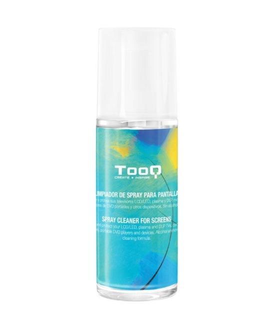 Kit limpiador de pantallas tooq tqsc0016/ spray 150ml + paño microfibra