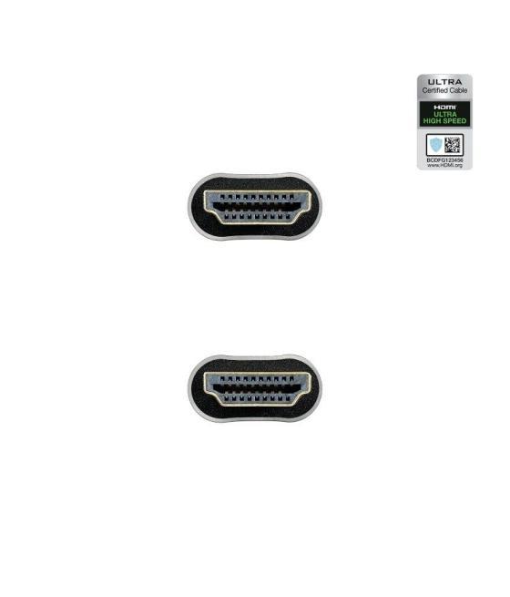 Cable hdmi 2.1 8k nanocable 10.15.8101/ hdmi macho - hdmi macho/ 1m/ certificado/ negro