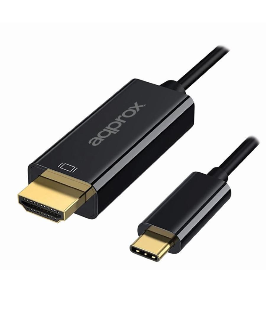 Adaptador usb type-c a hdmi 4k approx appc52