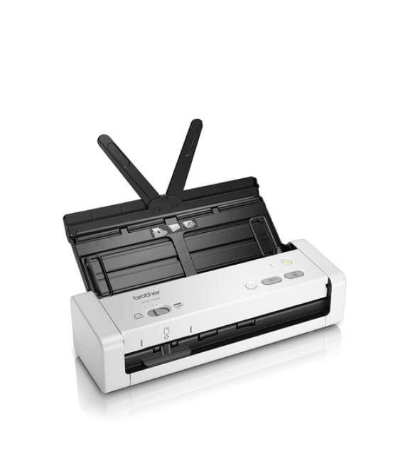 Brother ADS-1200 escaner Escáner con alimentador automático de documentos (ADF) 600 x 600 DPI A4 Negro, Blanco