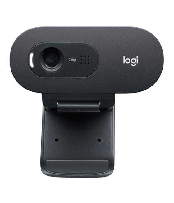 Logitech - webcam c505e - 1280x720 - 30 fps - usb tipo a - foco estático - pantalla panorámica - micrófono