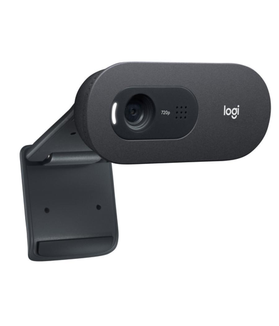 Logitech - webcam c505e - 1280x720 - 30 fps - usb tipo a - foco estático - pantalla panorámica - micrófono